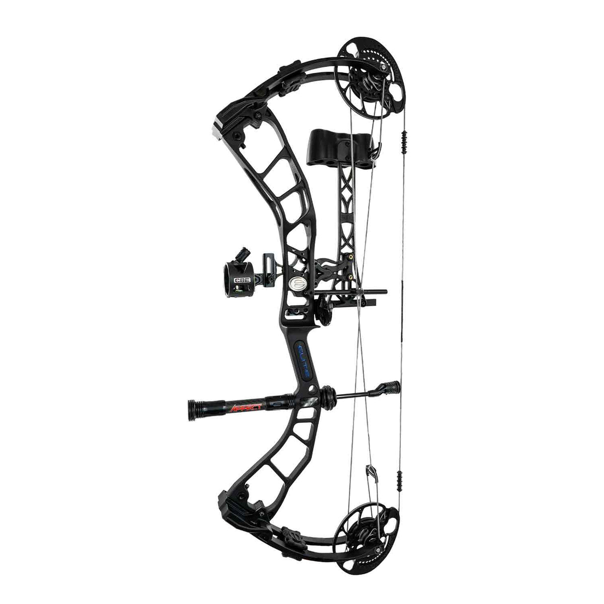 Elite Emerse Slate Gray RTH Compound Hunting Bow Kit 30# - 60