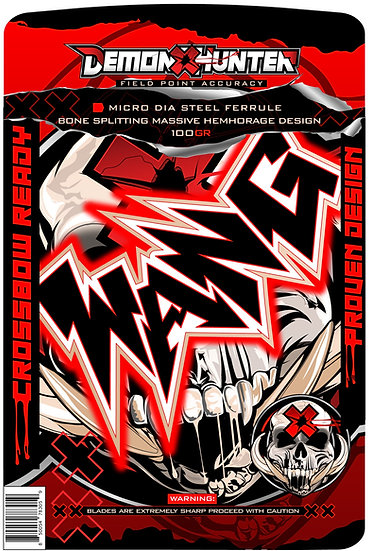 Xecutioner Demon Hunter Broadhead Wang 100 Grain| XSpot Archery
