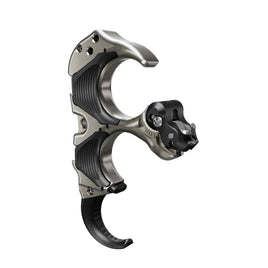 Aileron HBC Flex - 3 Finger (Ergonomically Adjustable Finger Piece) - Black/Quick Silver Brass - Medium