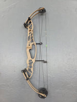 Hoyt Stratos 36 HBT 1  RH 30# To 40# Flat Dark Earth  Target Bow Used