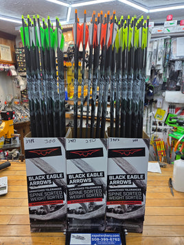 Black Eagle Renegade .204 .005 Arrow Fletched 300 Spine Each.