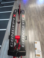 Hoyt Concept X 37 Compound Target Bow 40-50 & 50-60# Rh Used