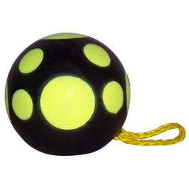 Durable Training Ball with Rope Handle – High-Visibility Pet Toy