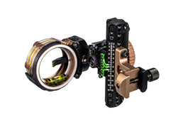 Axcel Driver Slider Sight - Picatinny - w/ AccuStat II Scope - Micro 3 Pins  .010 Fiber -RH Coyote Tan Sight