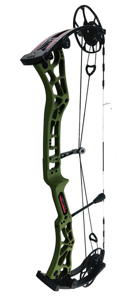 Darton Consequence 2  50-60# Rh Hunting Bow OD Green W Black Limbs