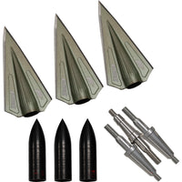 BEAR RAZOR HEAD VWS DOUBLE BEVEL BROADHEADS KIT 150-200 GR. 3 PK.