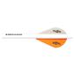 BOHNING BLAZER QUIKFLETCH NEON ORANGE/WHITE 6 PK.