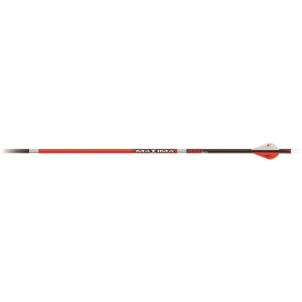CARBON EXPRESS MAXIMA RED SD ARROWS 250-400 BLAZER VANES 6 PK