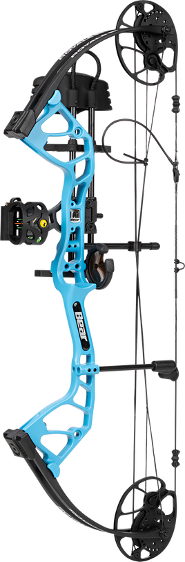 BEAR ROYALE COMPOUND BOW  RTH PACKAGE BLUE  RH